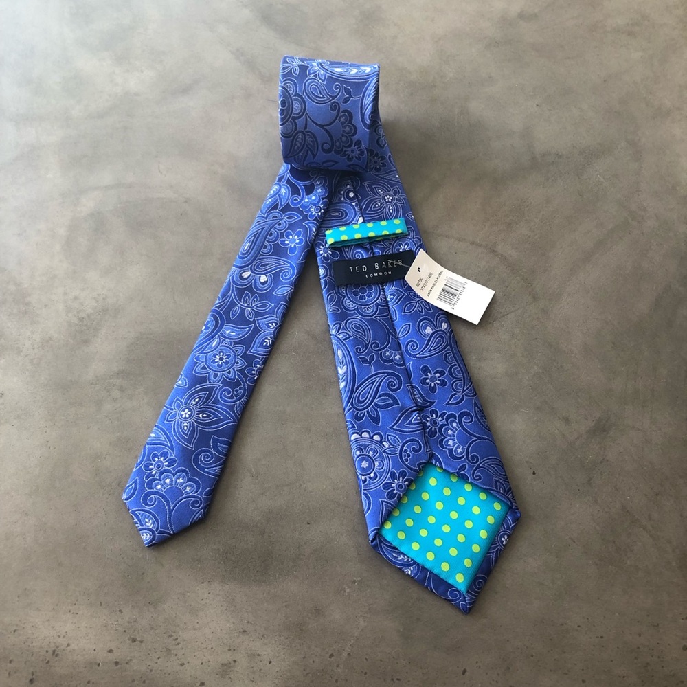 TED BAKER Floral Paisley Tie